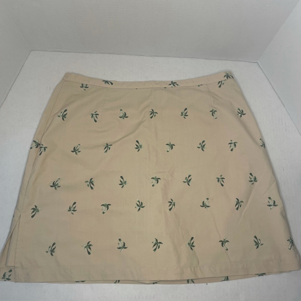 Karen Scott Sport Skort Palm Tree